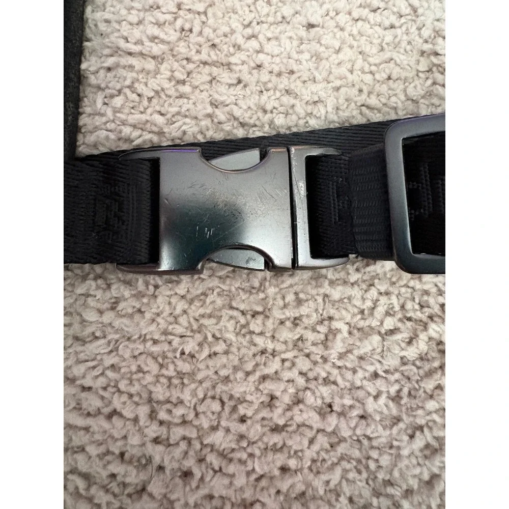 Reddy Black Tactical Dog Harness Adjustable Recycled Metal Buckles 3381232